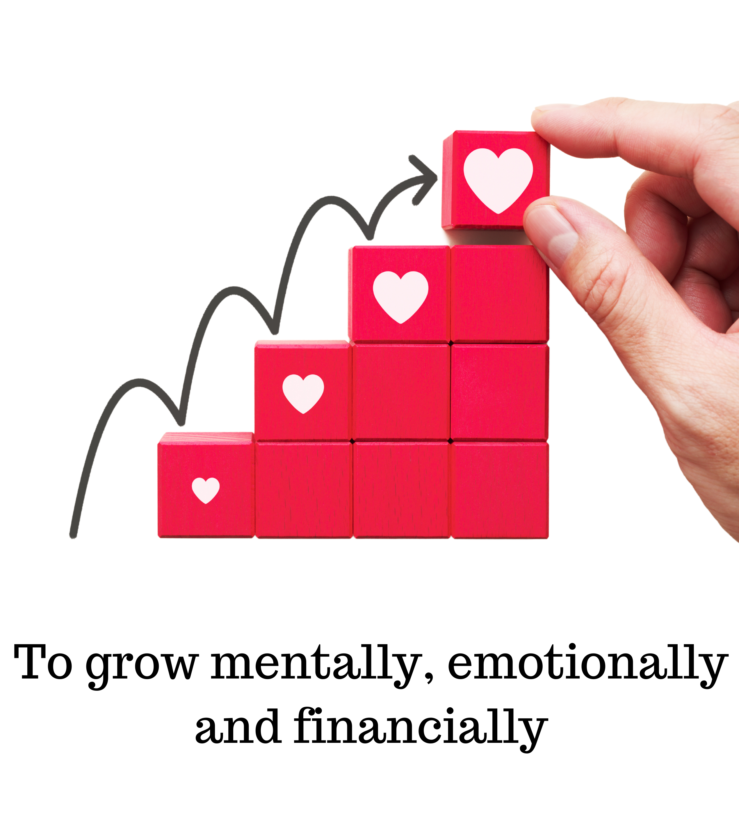 To grow mentally, emotionally and financially